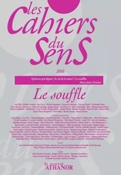 Les cahiers du sens n 26 le souffle