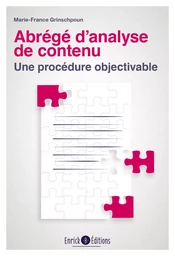 Abrégé d'analyse de contenu