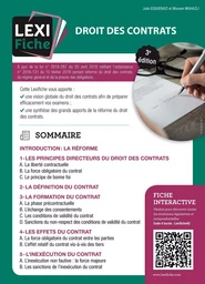 Droit des contrats 