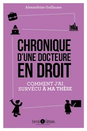 Chronique d'une Docteure en droit