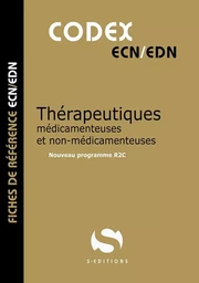 Codex thérapeutiques médicamenteuses et non-médicamenteuses