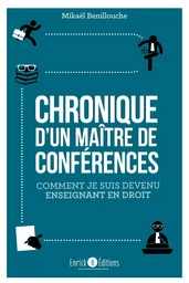 Chronique d'un maître de conférences