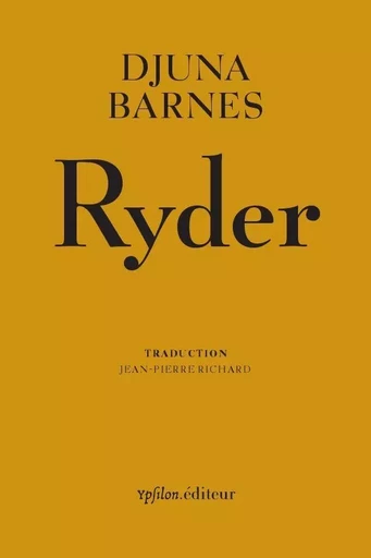 Ryder - Djuna Barnes - Ypsilon