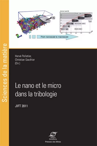 Le nano et le micro dans la tribologie - Hervé Pelletier, Christian Gauthier - ECOLE DES MINES