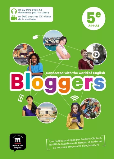 Bloggers 5e - Pack CD + DVD -  Collectif - MAISON LANGUES