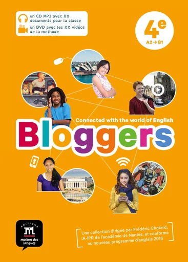 Bloggers 4e - Pack CD + DVD -  Collectif - MAISON LANGUES