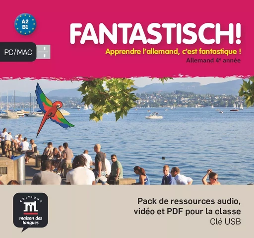 Fantastisch 4 - Pack de ressources sur Clé USB (audio + vidéo) -  Collectif - MAISON LANGUES