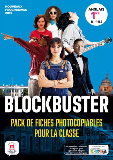 Blockbuster 1re - Pack de fiches -  Collectif - MAISON LANGUES