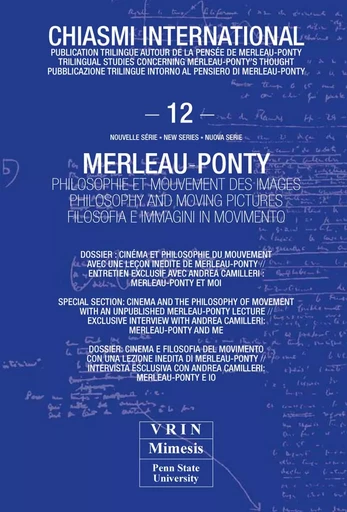 Merleau-Ponty Philosophie et mouvement des images -  - Librairie Philosophique J. Vrin