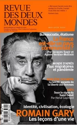 Revue des Deux Mondes Mai 2021 - Romain Gary