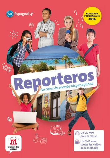 Reporteros 4e - Pack CD + DVD -  Collectif - MAISON LANGUES