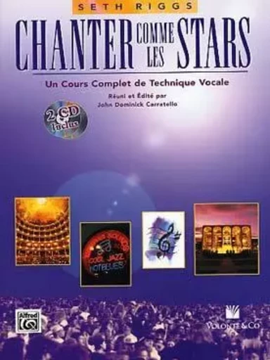 SETH RIGGS : CHANTER COMME LES STARS - RECUEIL + CD -  SETH RIGGS - VOLONTE