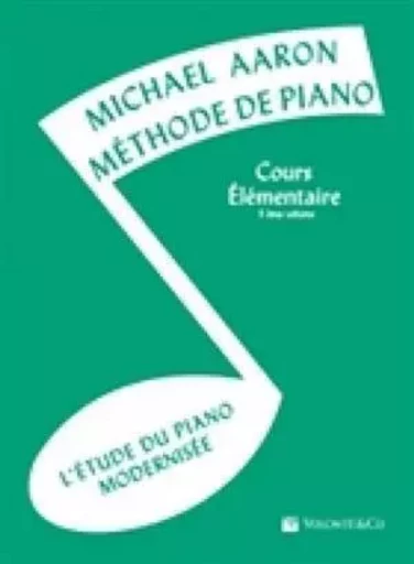 METHODE DE PIANO AARON COURS ELEMENTAIRE 3 -  AARON - ALFRED