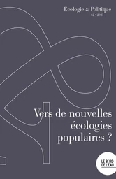 Vers de nouvelles écologies populaires ?