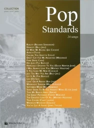 POP STANDARDS COLLECTION (24 SONGS) - PIANO, VOIX & GUITARE