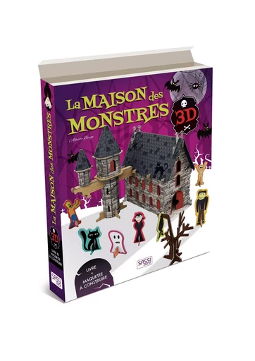 Livre et maquette 3D - La maison des monstres 3D - Irena Trevisan - SASSI