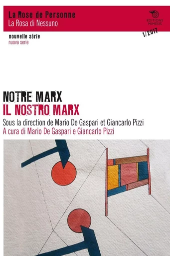 Notre Marx / Il nostro Marx -  Collectif - MIMESIS