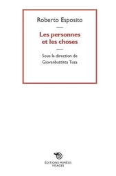 Les personnes et les choses