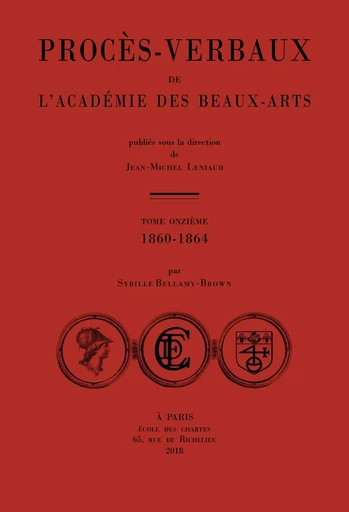 Procès-verbaux de l'Académie des beaux-arts -  - CHARTES