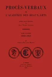 Procès-verbaux de l'Académie des beaux-arts