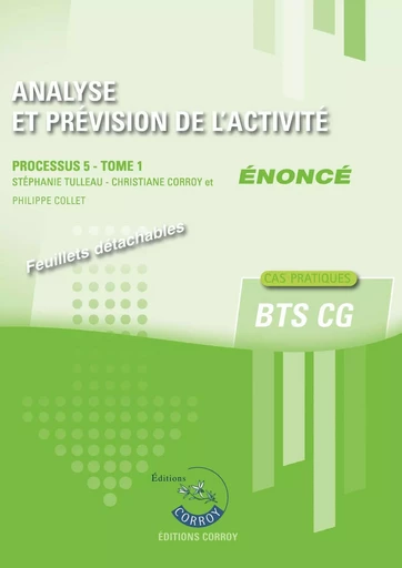 Analyse et prévision de l'activité - Tome 1 - Enoncé - Stéphanie Tulleau - CORROY