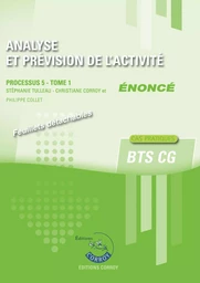 Analyse et prévision de l'activité - Tome 1 - Enoncé