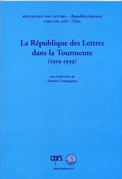 La republique des lettres dans la tourmente