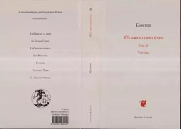 OEuvres complètes Tome III