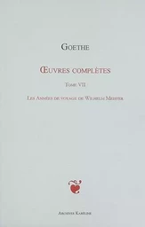 OEuvres complètes Tome VII