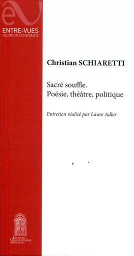 Sacré souffle - poésie, théâtre, politique -  - UNIV AVIGNON