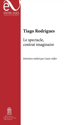 Le spectacle, contrat imaginaire -  - UNIV AVIGNON