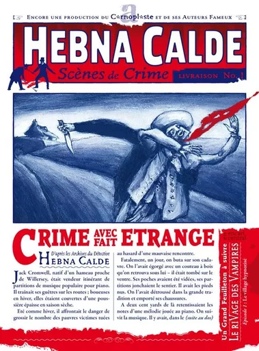 Hebna Calde Scènes de crime No.1 Crime avec fait étrange - Robert Darvel - CARNOPLASTE