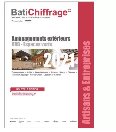 Base de prix BTP - Artisans et Entreprises - Aménagements extérieurs - VRD - Espaces verts -  BatiChiffrage - CAP INFO PRO