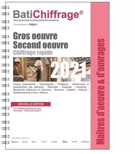 Base de prix BTP - Maîtres d'oeuvre & d'ouvrages - Gros oeuvre - Second oeuvre -  BatiChiffrage - CAP INFO PRO