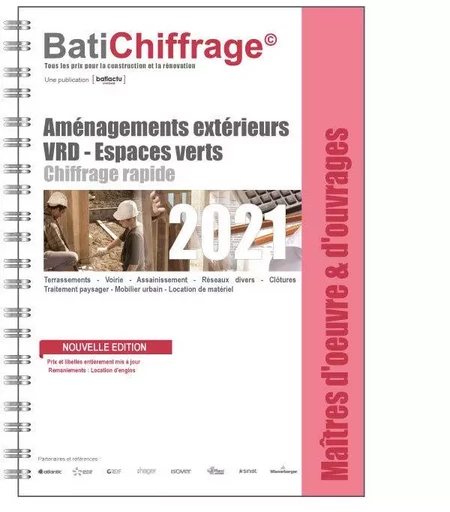 Base de prix BTP - Maîtres d'oeuvre & d'ouvrages - Aménagements extérieurs - VRD-Espaces verts -  BatiChiffrage - CAP INFO PRO