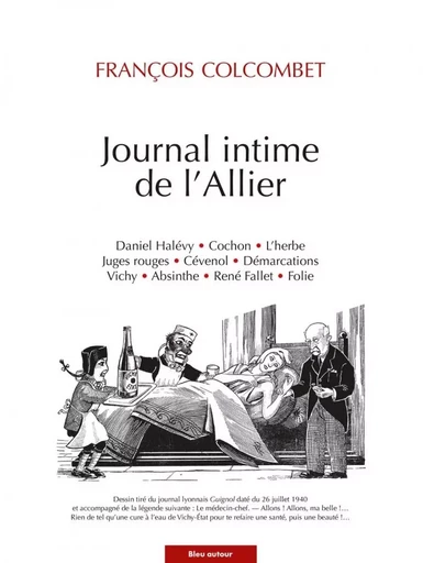 Journal intime de l'Allier - François COLCOMBET - BLEU AUTOUR