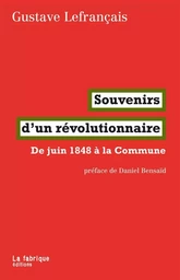 Souvenirs d'un révolutionnaire