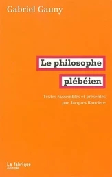 Le Philosophe plébéien