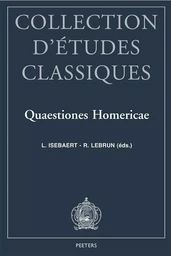 QUAESTIONES HOMERICAE