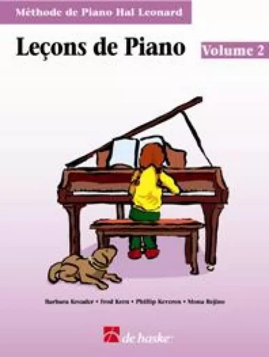 METHODE DE PIANO HAL LEONARD - LECONS DE PIANO, VOLUME 2 -  DIVERS AUTEURS - HAL LEONARD