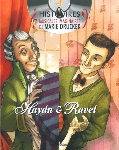 Coffret Haydn et Ravel (2 Livres+Cd) - Marie Drucker, Jean-Philippe BIOJOUT - Bleu Nuit