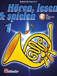 JAAP KASTELEIN : HOREN, LESEN & SPIELEN 1 HORN IN F - RECUEIL + ENREGISTREMENT(S) EN LIGNE