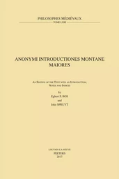 ANONYMI INTRODUCTIONES MONTANE MAIORES