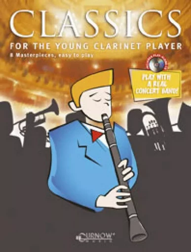 CLASSICS FOR THE YOUNG CLARINET PLAYER - 8 MASTERPIECES, EASY TO PLAY CLARINETTE  + CD -  DIVERS AUTEURS - HASKE