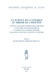 LA SCIENCE DE LA LOGIQUE AU MIROIR DE L IDENTITE