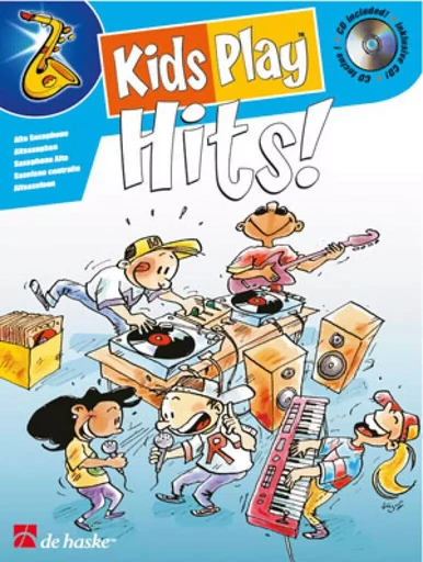 MICHIEL OLDENKAMP :  KIDS PLAY HITS! SAXOPHONE ALTO -  MICHIEL OLDENKAMP - HASKE