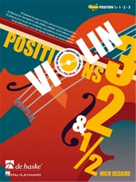 NICO DEZAIRE : VIOLIN POSITIONS 3, 2 & 1/2 - RECUEIL + SUPPORT AUDIO  - VIOLON