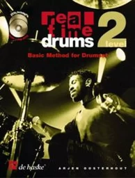 REAL TIME DRUMS 2 (ENG) BATTERIE +CD - BASIC METHOD FOR DRUMSET - VERSION ANGLAISE