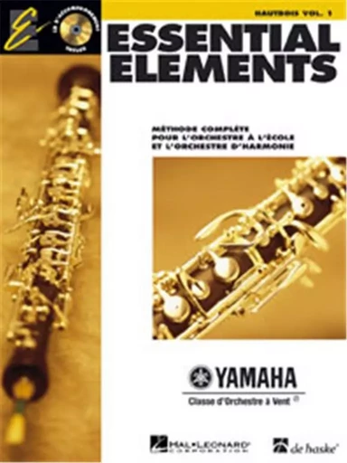 ESSENTIAL ELEMENTS 1 - POUR HAUTBOIS HAUTBOIS +CD -  DIVERS AUTEURS - HAL LEONARD