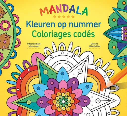 Mandala  - coloriages codés (oblong avec rabats) - PETRA THEISSEN, PETRA - CHANTECLER